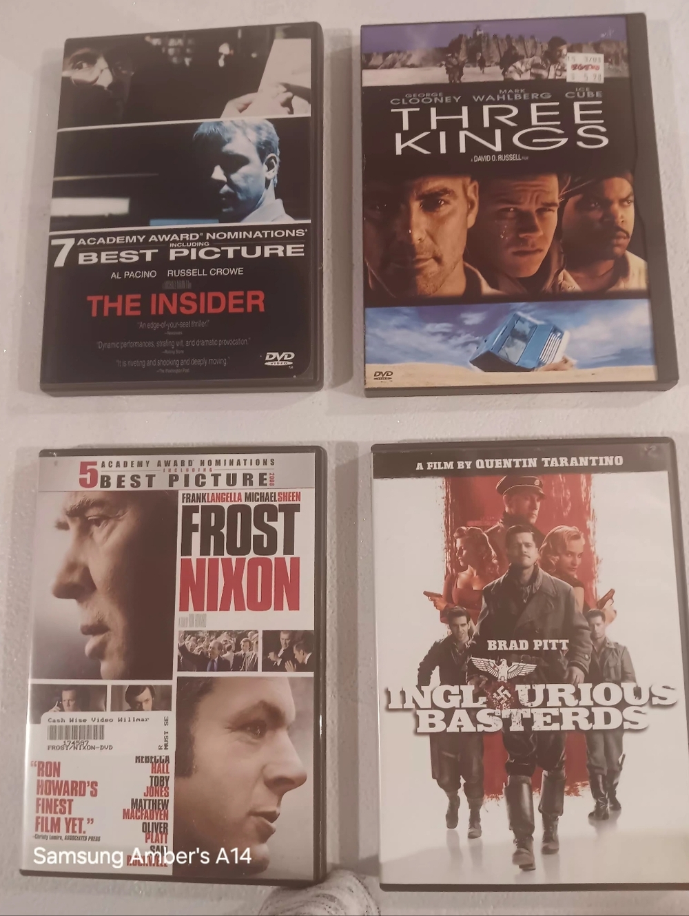 Samsung Black and White DVD Movie Collection (4-Pack)